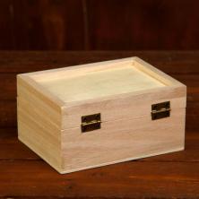 Шкатулка дерево "Прямоугольная" 12*6*9см арт.1805072(сосна)