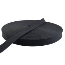 Стропа 30мм арт.ФУ-10590 черный (повышенная плотность)