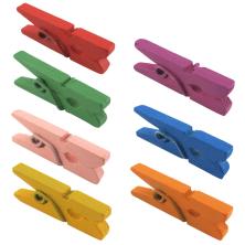 Прищепки 25*3мм арт.ФУ-8328 ассорти