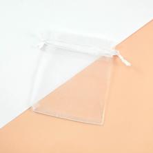 Мешочек органза  7*9см арт.SF-7582 белый