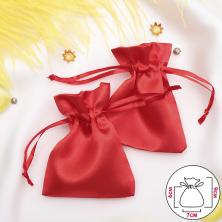 Мешок атласный 7*9см арт.2747705 красный