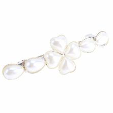 Заколка-автомат для волос  7,5см "Жемчужная" арт.460270