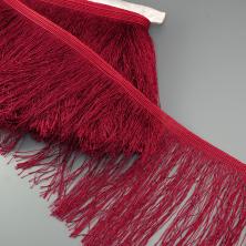 Бахрома 20см шелк арт.ФУ-10579 бордовый-48