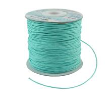 Шнур вощеный 1мм JB-01 129-голубой