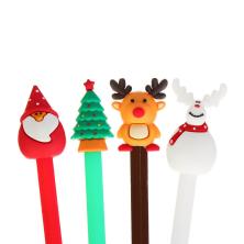 Ручка гелевая "Новогоднее ассорти 2" арт.4351695 синий