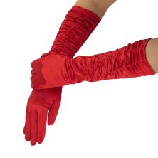 Карнавальный аксессуар перчатки атласные 40см арт.5934