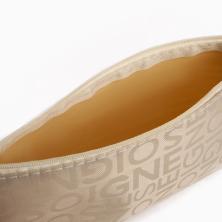 Косметичка-пенал на молнии 19*11см арт.10299318 бежевый