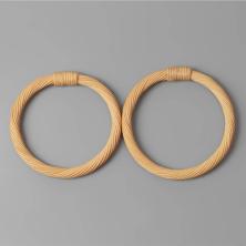 Ручка для сумки дерево 12,5см арт.7344001 бежевый