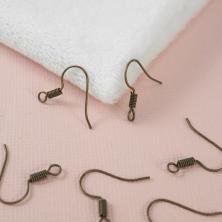 Заготовка для серег 15мм арт.DC-071 04-бронза