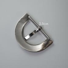 Пряжка "Micron" арт.GB-1215 37*25/25мм 04-никель со стразами