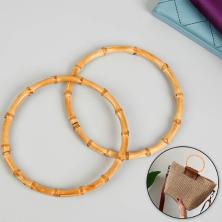 Ручка для сумки бамбук 17см арт.4583471 бежевый