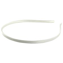 Заготовка для ободка металл 5мм арт.ФУ-9725 в атласной ленте молочный