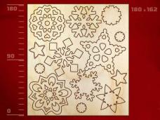 Заготовка дерево "С новым годом" 18*16,2см арт.131104