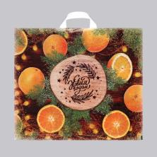 Пакет п/э с петлевой ручкой 50*60см "С Новым годом" 70мкм арт.7063995