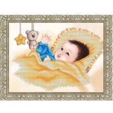 Рисунок на ткани "Благовест" "Малыш" арт.К-3070 частичная вышивка 36,5*26см