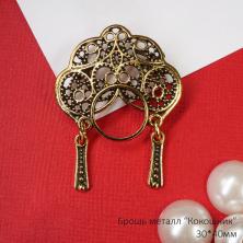Брошь металл 