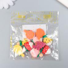 Декор "Фруктики на палочке" арт.9236099 микс (10шт)