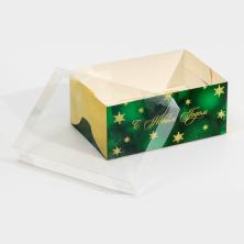 Коробка для капкейка 23*16*10см "С Новым годом!" арт.7813923