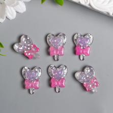 "Леденец-сердечко " 18*25мм арт.7521383