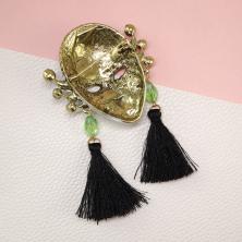 Брошь со стразами 