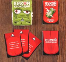 Игра алкогольная "Бухой Крокодил" набор карточек 9*6,5см арт.2502642