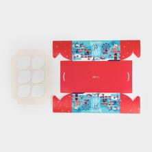 Коробка для капкейка 23*16*10см 