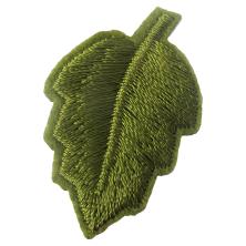 Листочек термоаппликация 2,5*3,7см арт.8182 зеленый