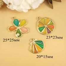 Набор подвесок "Ассорти" арт.ИВ-149 микс/золото