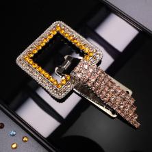 Застежка шубная со стразами арт.ФУ-2335