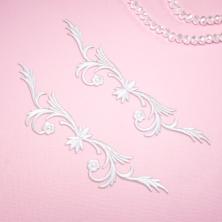 Термоаппликация "Цветы №4" 155*40мм арт.ФУ-11032