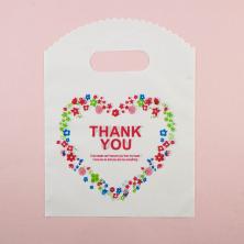 Пакет п/э с вырубной ручкой 19*15см арт.SF-7360 микс-33