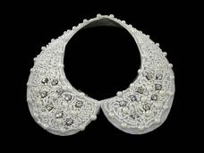 Воротник с застежкой арт.AF-348 молочный