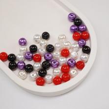 Бусины акрил 8мм"Zlatka" арт.PB-2 ассорти (50шт)