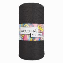 Пряжа ARACHNA "Cord Mini" 2мм 02-черный 75гр 200м