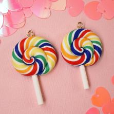 Подвеска акрил "Леденец" 27*50мм арт.SF-3027/1 №6