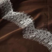 Кружево французское  75мм арт.ФУ-8723 молочный