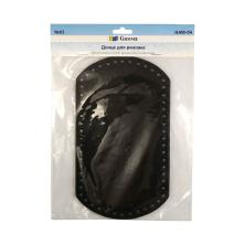 Донце для рюкзака кожзаменитель 23*13см толщина 3,5мм арт.HAW-04 черный-03