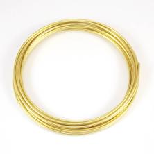 Проволока для плетения 2,0мм арт.SF-906 св.золото-14 (3м)