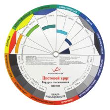 Цветовой круг двусторонний VISTA-ARTISTA 13см арт.KRUG-13