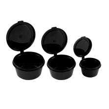 Набор контейнеров (30мл-2шт,50мл-2шт,80мл-2шт) черный (6шт)