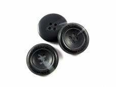 Пуговица арт.XL-0025 21мм 34" 008-черный