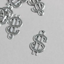 Подвеска "Доллар" 12*21мм арт.4645662 серебро