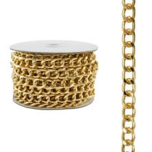 Цепь металл 14*10*2,5мм арт.C-40 золото