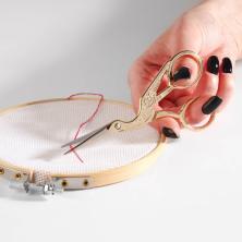 Ножницы "Цапельки" 115мм арт.3036157 золото