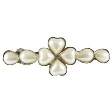 Заколка-автомат для волос  7,5см "Жемчужная" арт.460270