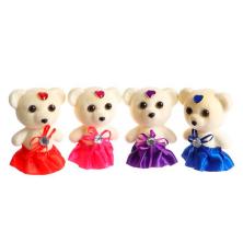 Игрушка "Мишка в юбочке" 12*6см арт.6911679 микс