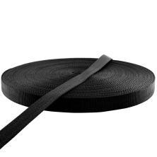 Стропа 25мм арт.ФУ-10590 черный (повышенная плотность)