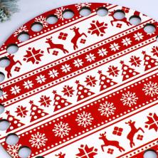 Заготовка для вязаной сумки дерево круг 