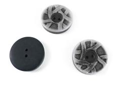 Пуговица арт.TY-880 18мм 28L серый