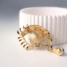 Брошь со стразами 